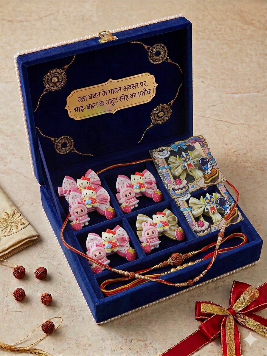 GKN4603 PVC PACKAGING NEW BORN BABY RAKHI Rs 25 / Per pc (450 Rs BOX 18 Pc)