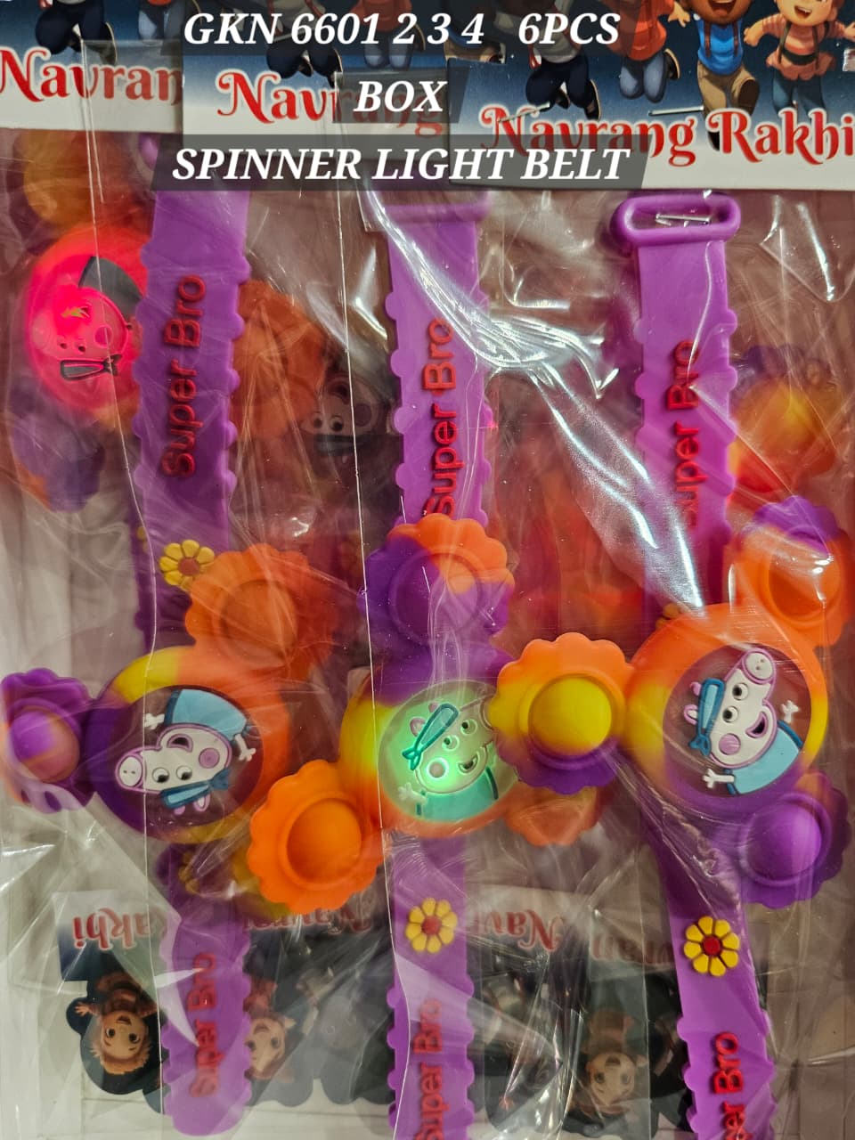GKN6601 SPINNER LIGHT BELT 45 Rs / Per pc ( 270 Rs Box 6 pc) 