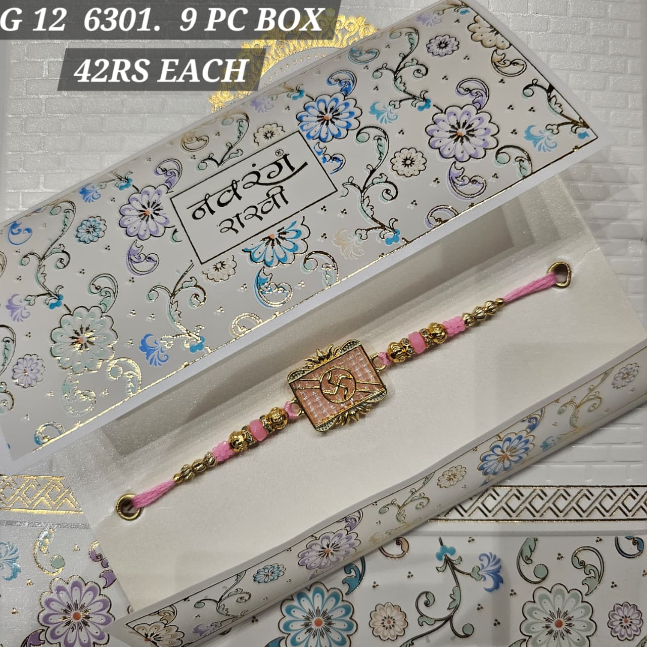 G12-6301 CARD PACKING 42 Rs/ Per pc (378 Rs 9 Pc in BOX)